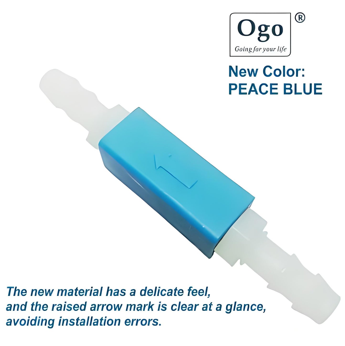 OGO PROFESSIONAL HHO ARRESTOR 1/4X1/4 Peace Blue